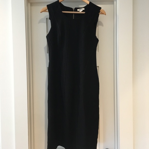 Helmut Lang Black Wool Dress - Picture 2 of 5